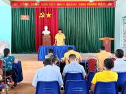 UB MTTQ Việt Nam xã Nghĩa Mai tổ chức Hội nghị giao ban công tác Mặt trận tháng 8